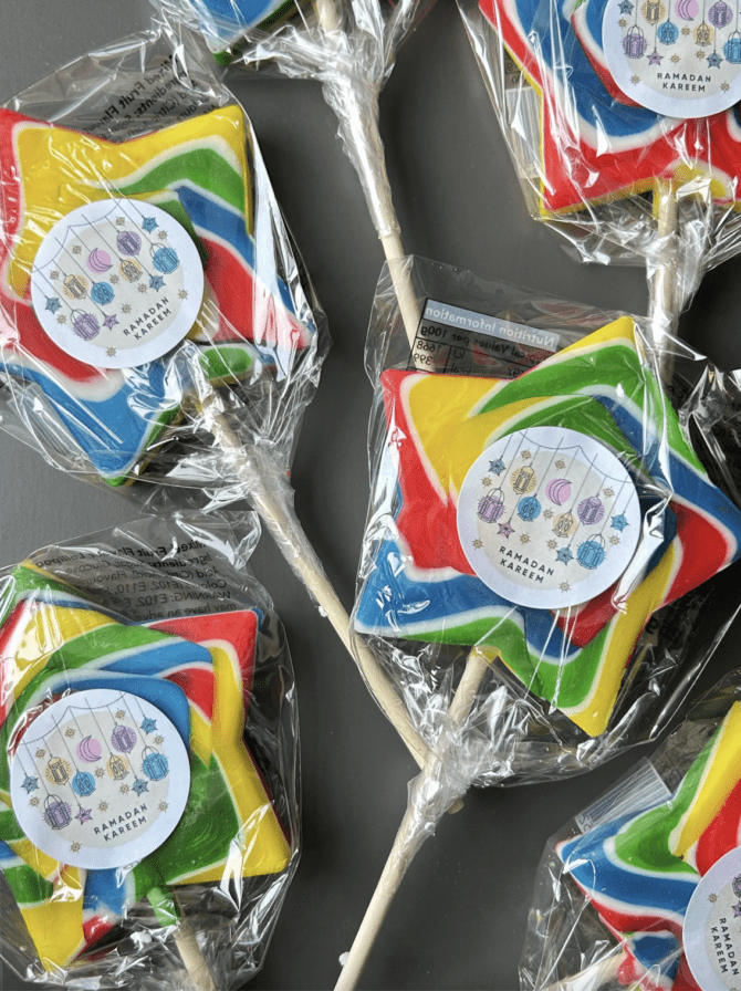 Candy Lollipop Ramadan Mubarak